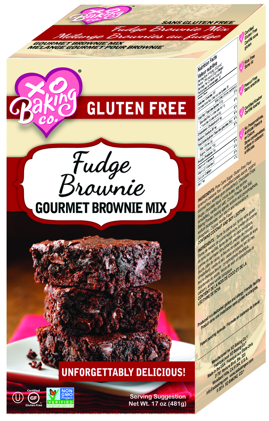 Fudge Brownie Mix – Xo Baking