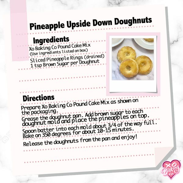 Pineapple Upside Down Doughnuts Recipe and Directions