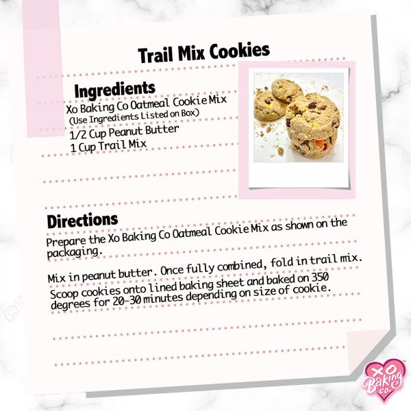 Trail Mix Cookies Recipe by XO Baking CO