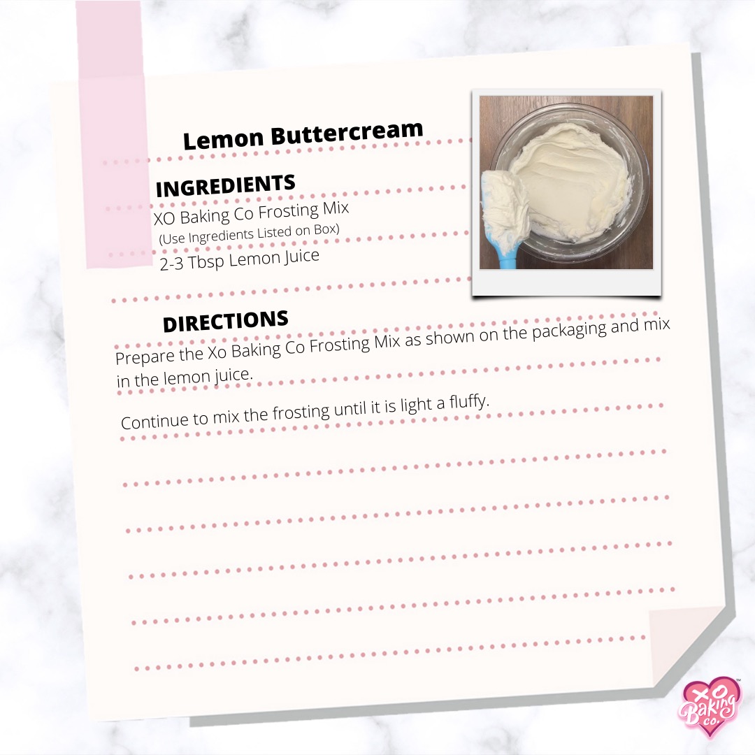 Lemon Butter Cream Recipe With Ingredients