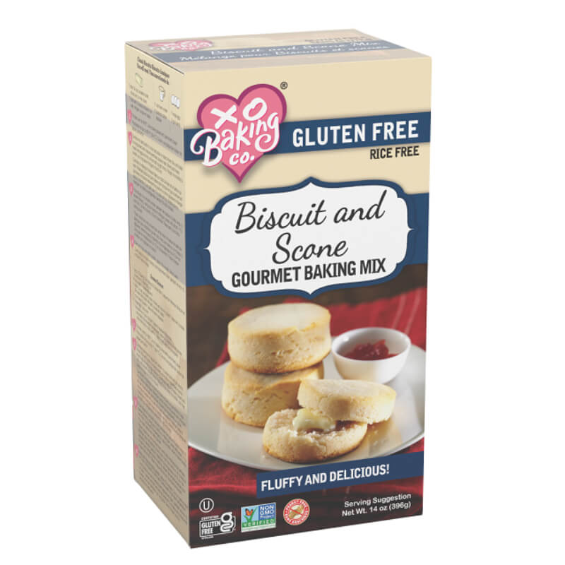 XO Baking Co Biscuit and Scone Mix Gluten Free Box