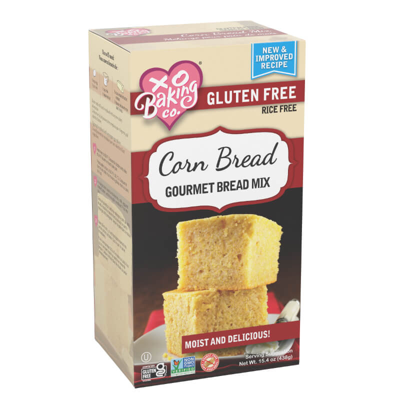 Gluten-Free Rice-Free Corn Bread Mix Package
