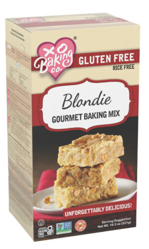 XO Baking Co Blondie Mix Gluten Free and Rice Free Box