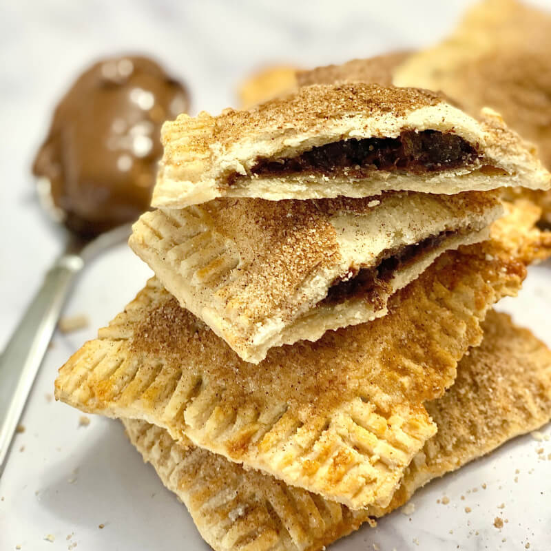 Churro Pop Tart Stacked on Top of One Another